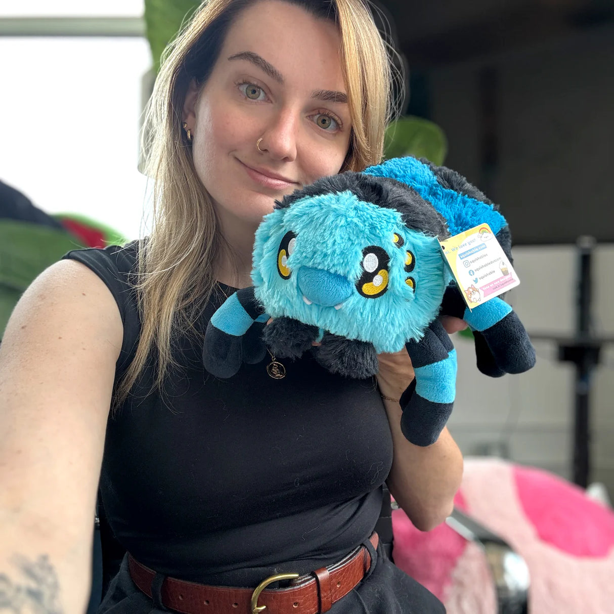 Mini Squishable Blue Tarantula