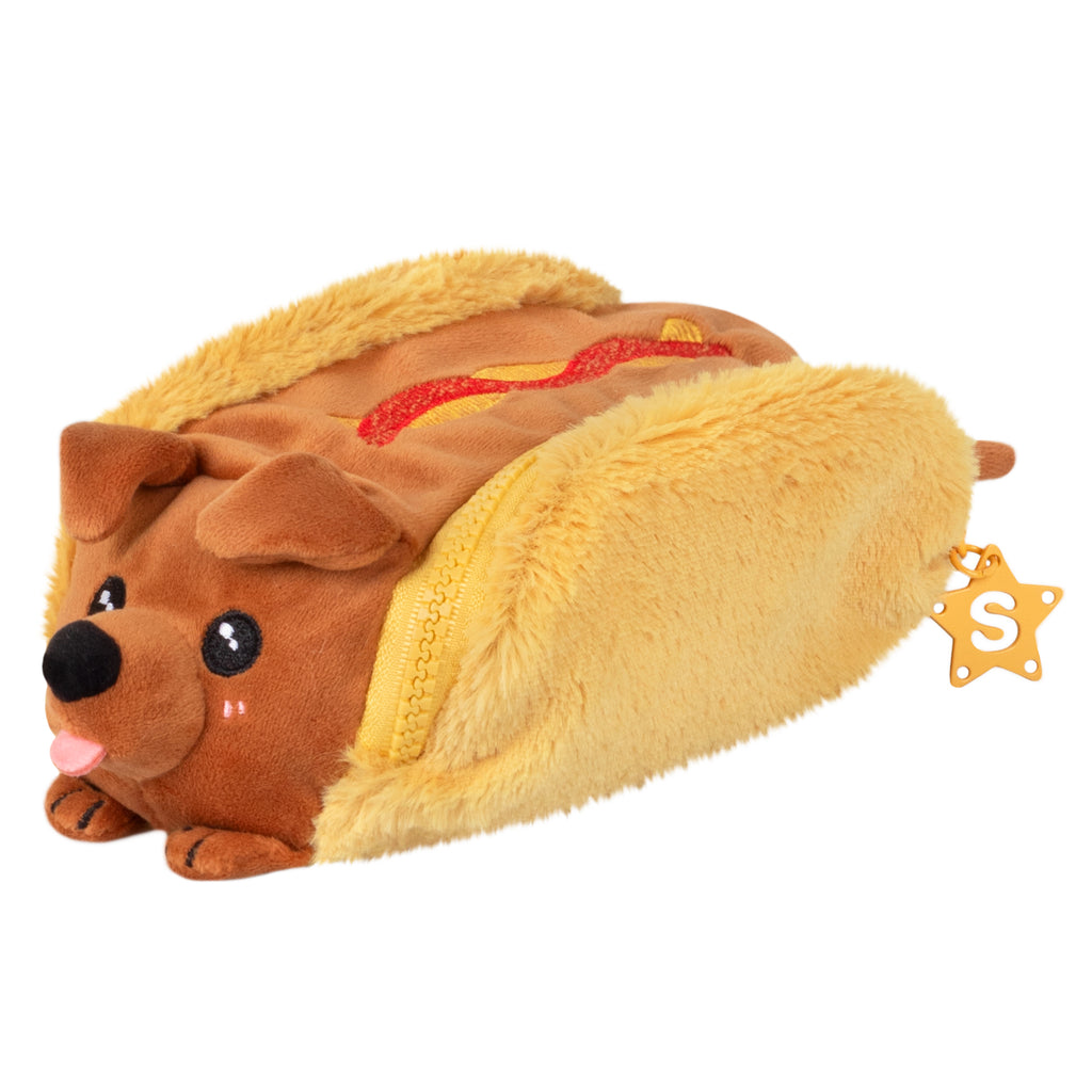Dachshund Hot Dog Plush Pouch