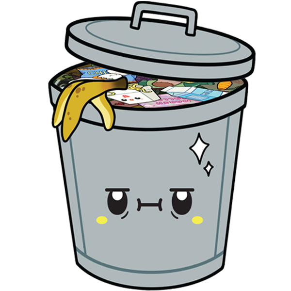 Squishable Trash Can