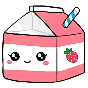 Mini Comfort Food Strawberry Milk Carton