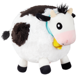 Mini Squishable Black & White Cow