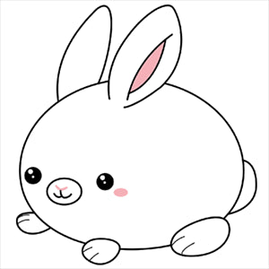 Mini Squishable Fluffy Bunny