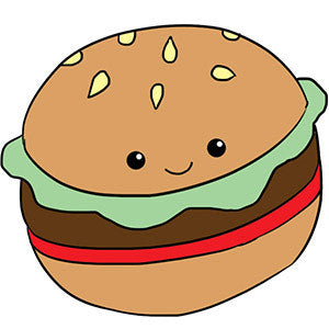 Mini Squishable Hamburger