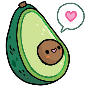 Avocado sticker hot sale
